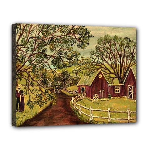 Old Red Barn By Ave Hurley