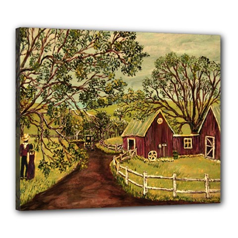Old Red Barn By Ave Hurley