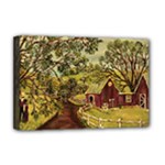 Old Red Barn By Ave Hurley - Deluxe Canvas 18  x 12  (Stretched)