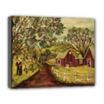 Old Red Barn By Ave Hurley - Deluxe Canvas 20  x 16  (Stretched)