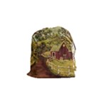 Old Red Barn By Ave Hurley - Drawstring Pouch (Small)