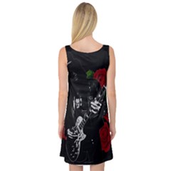 Sleeveless Satin Nightdress Back