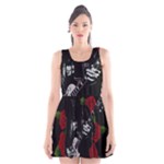 Slash Scoop Neck Skater Dress
