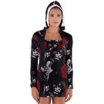 Slash Women s Long Sleeve Hooded T-shirt