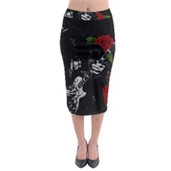 Midi Pencil Skirt 