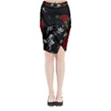 Midi Wrap Pencil Skirt 