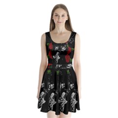 Split Back Mini Dress  