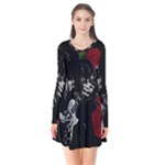 Slash Flare Dress