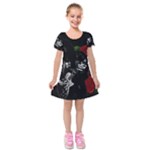 Slash Kids  Short Sleeve Velvet Dress