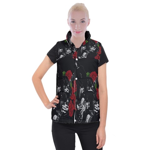 Slash Women s Button Up Puffer Vest from ArtsNow.com