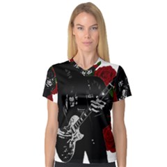 V-Neck Sport Mesh T-Shirt 