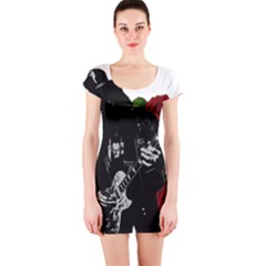 Short Sleeve Bodycon Dress Front