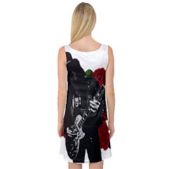 Sleeveless Satin Nightdress Back