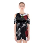 Slash Shoulder Cutout One Piece