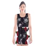 Slash Scoop Neck Skater Dress