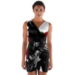 Slash Wrap Front Bodycon Dress