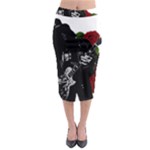 Slash Midi Pencil Skirt