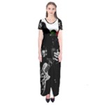 Slash Short Sleeve Maxi Dress