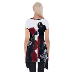 Short Sleeve Side Drop Tunic 