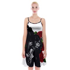 Spaghetti Strap Velvet Dress 
