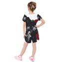 Kids  Short Sleeve Velvet Dress 