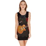 Puli dog - Slash  Sleeveless Bodycon Dress