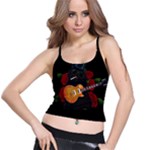 Puli dog - Slash  Spaghetti Strap Bra Top