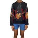 Puli dog - Slash  Kids  Long Sleeve Swimwear