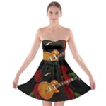 Puli dog - Slash  Strapless Bra Top Dress