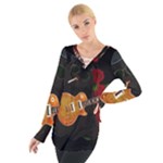Puli dog - Slash  Women s Tie Up Tee