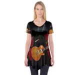 Puli dog - Slash  Short Sleeve Tunic 