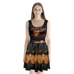 Split Back Mini Dress  