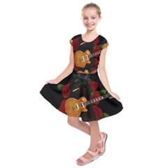 Kids  Short Sleeve Dress 