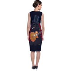 Sleeveless Velvet Midi Dress 