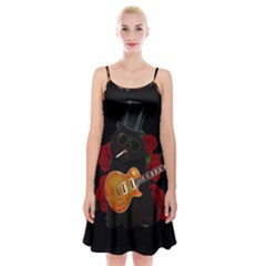 Spaghetti Strap Velvet Dress 