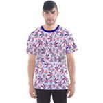 Purple White Cannabis Marijuana Men s Sport Mesh Tee