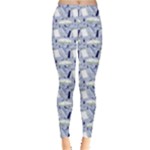 Blue Green Cricut Leggings 