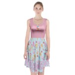 pink and blue sweets Racerback Midi Dress