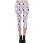 Lavender Mint Cricut Capri Leggings 