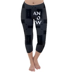 Capri Winter Leggings Front Capri Winter Leggings Front