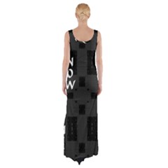Thigh Split Maxi Dress 