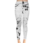 Black & White Ash Tribal Pattern Leggings 
