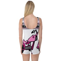 One Piece Boyleg Swimsuit 
