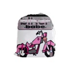 Biker Babe Drawstring Pouches (Large) 