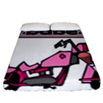 Biker Babe Fitted Sheet (Queen Size)