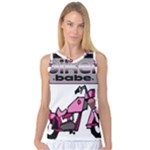 Biker Babe Women s Basketball Tank Top