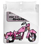 Biker Babe Duvet Cover (Queen Size)