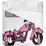 Biker Babe Duvet Cover (King Size)