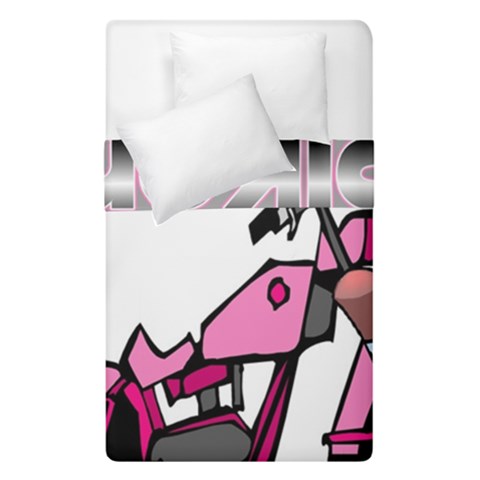 Biker Babe Duvet Cover Double Side (Single Size) from ArtsNow.com