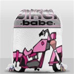 Biker Babe Drawstring Bag (Small)